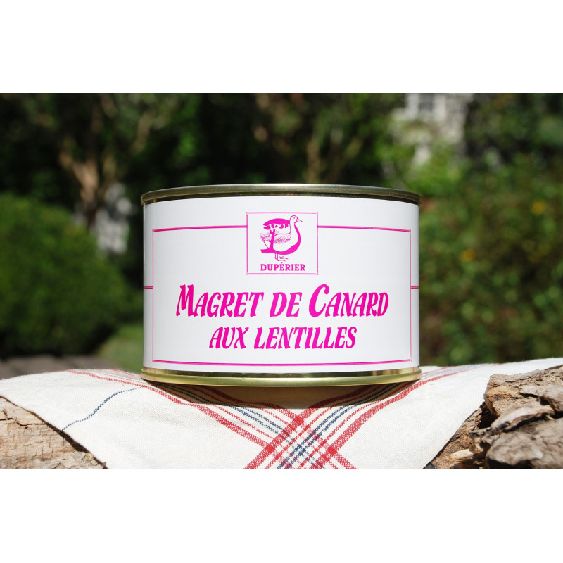 MAGRET DE CANARD AUX LENTILLES