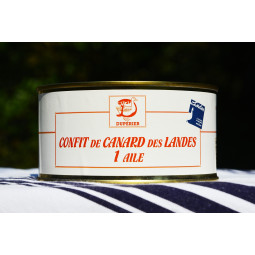 CONFIT DE CANARD GRAS DES LANDES 1 AILE