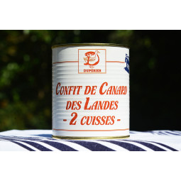 CONFIT DE CANARD GRAS DES LANDES 2 CUISSES