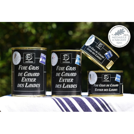 FOIE GRAS DE CANARD ENTIER DES LANDES (boite)