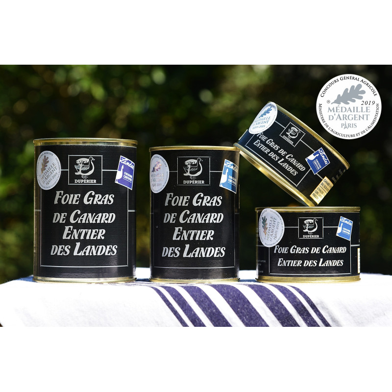 FOIE GRAS DE CANARD ENTIER DES LANDES (boite)