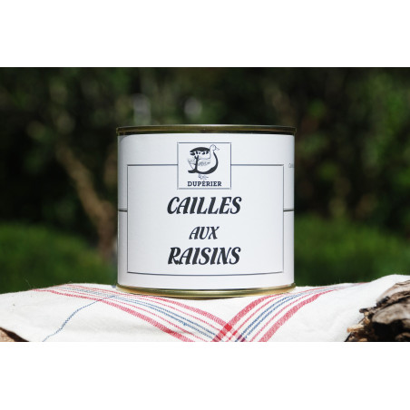 Cailles aux raisins