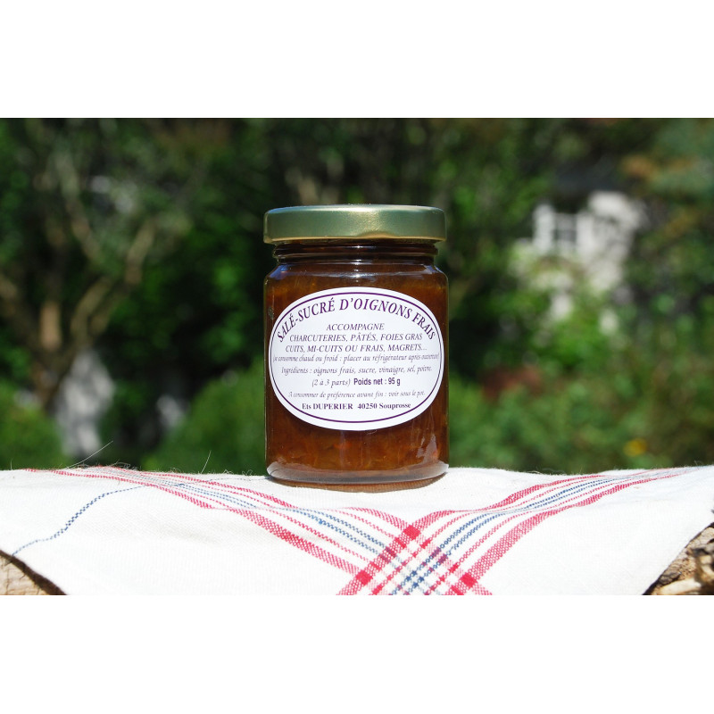 SALÉ - SUCRÉ D'OIGNONS