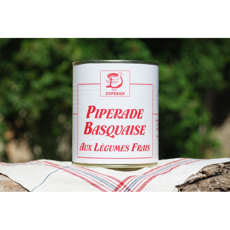 PIPERADE BASQUAISE AUX LÉGUMES FRAIS