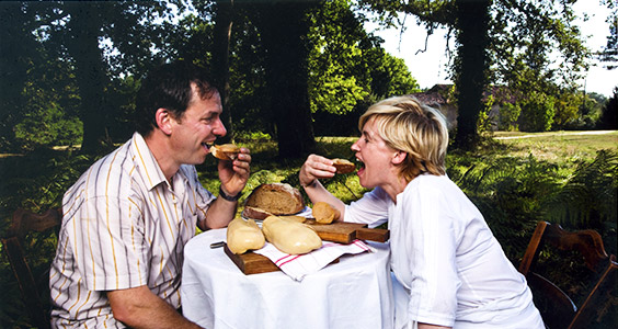 Hélène Darroze et Robert Dupérier