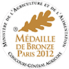 Medaille de bronze 2012