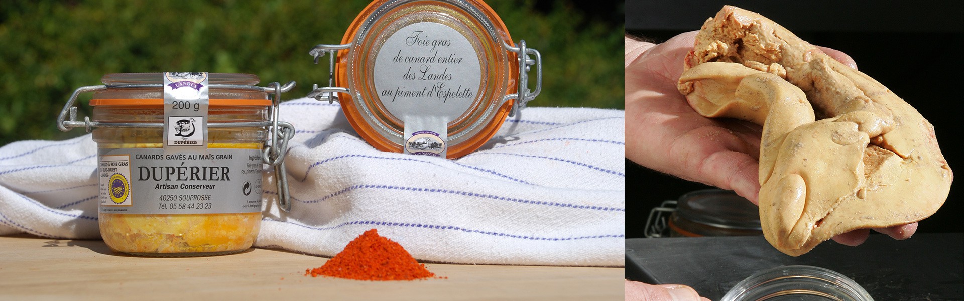 Foie gras de canard entier au piment d'Espelette image