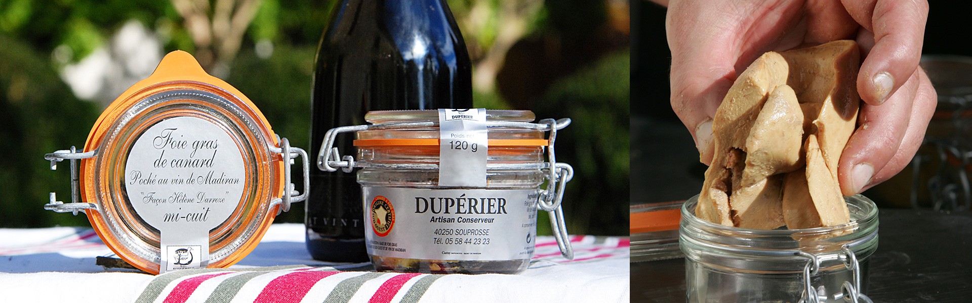 Foie gras de canard mi-cuit poché au vin de Madiran image